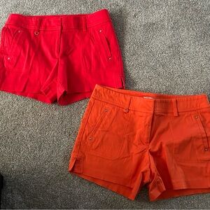 Cache Shorts. Lot of two. Red and orange.